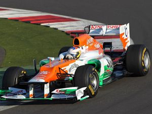 Preview wallpaper f1, force india, 2012, track