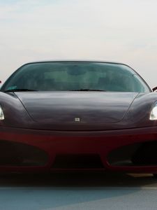 Preview wallpaper f430, ferrari, red, sky