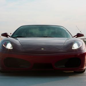 Preview wallpaper f430, ferrari, red, sky