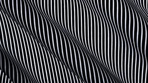 Preview wallpaper fabric, folds, stripes, bw