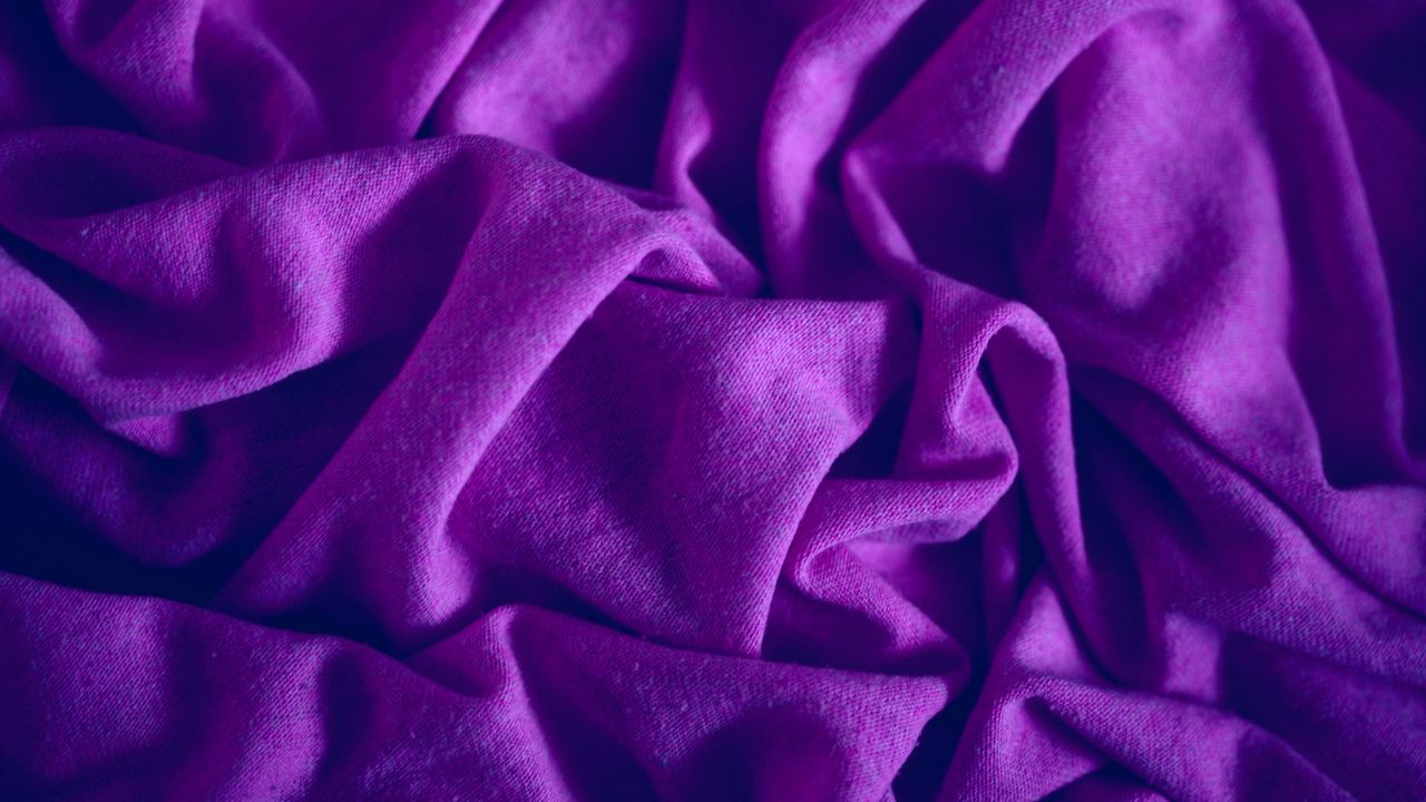 Wallpaper fabric, folds, texture, purple