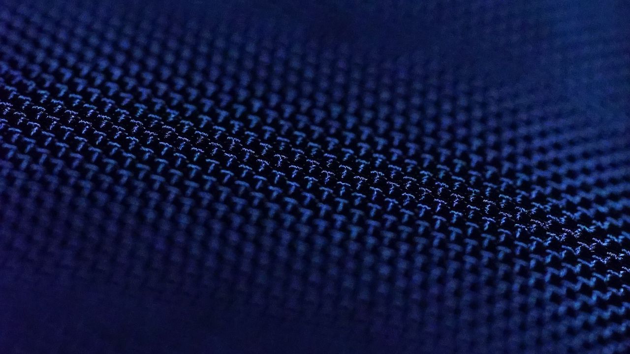 Wallpaper fabric, texture, blue, macro