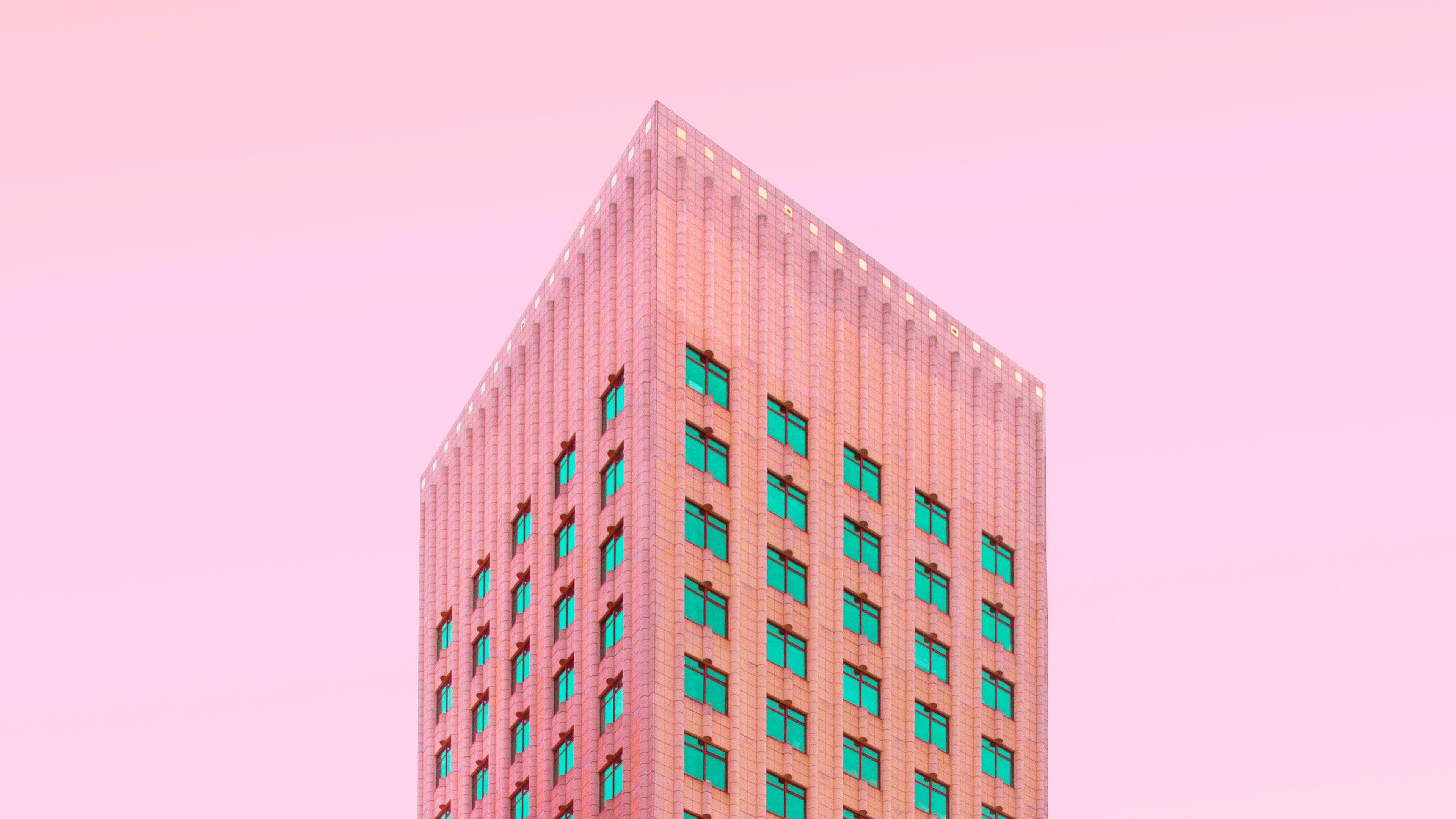 Download Wallpaper 3840x2160 Facade Architecture Minimalism Building