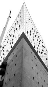 Preview wallpaper facade, architecture, building, bw