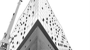 Preview wallpaper facade, architecture, building, bw