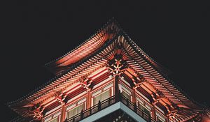 Preview wallpaper facade, architecture, building, chinatown, singapore