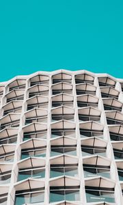 Preview wallpaper facade, architecture, building, sky, minimalism