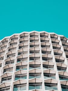 Preview wallpaper facade, architecture, building, sky, minimalism