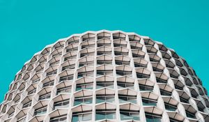 Preview wallpaper facade, architecture, building, sky, minimalism