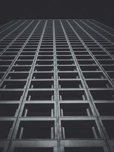 Preview wallpaper facade, architecture, bw, building