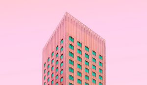 Preview wallpaper facade, architecture, minimalism, building, rotterdam, netherlands