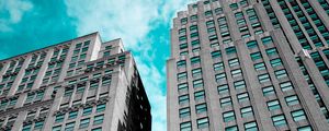 Preview wallpaper facade, architecture, skyscrapers, new york, united states