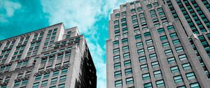 Preview wallpaper facade, architecture, skyscrapers, new york, united states