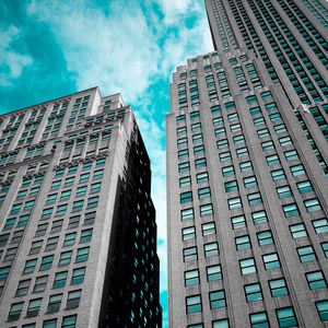 Preview wallpaper facade, architecture, skyscrapers, new york, united states