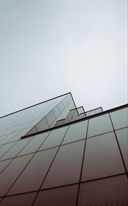 Preview wallpaper facade, bottom view, building, architecture