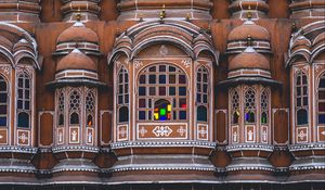 Preview wallpaper facade, building, architecture, hawa mahal, jaipur, india