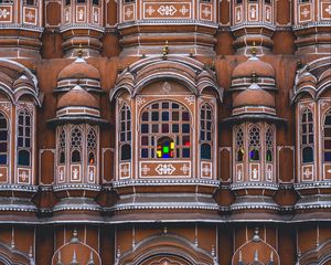 Preview wallpaper facade, building, architecture, hawa mahal, jaipur, india