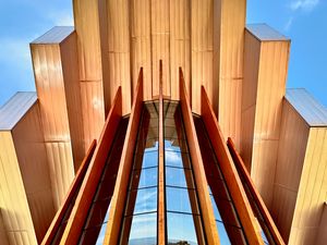 Preview wallpaper facade, building, architecture, reflection