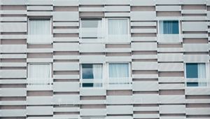 Preview wallpaper facade, building, architecture, minimalism, windows