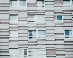 Preview wallpaper facade, building, architecture, minimalism, windows