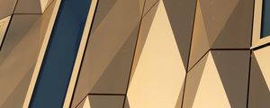 Preview wallpaper facade, building, architecture, geometry, polygon, relief
