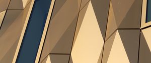 Preview wallpaper facade, building, architecture, geometry, polygon, relief