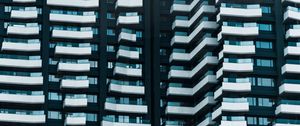 Preview wallpaper facade, building, architecture, windows, minimalism