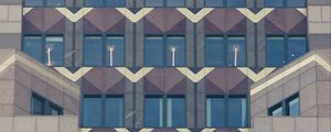 Preview wallpaper facade, building, architecture, windows