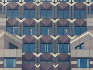 Preview wallpaper facade, building, architecture, windows