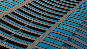 Preview wallpaper facade, building, architecture, windows, wall