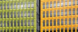 Preview wallpaper facade, building, architecture, yellow