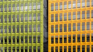 Preview wallpaper facade, building, architecture, yellow
