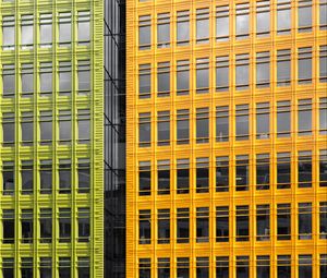 Preview wallpaper facade, building, architecture, yellow
