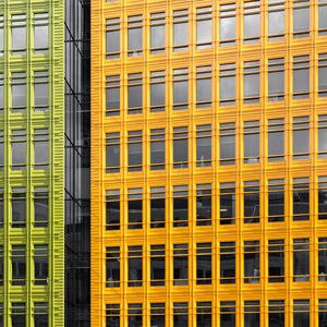 Preview wallpaper facade, building, architecture, yellow