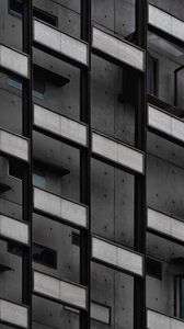 Preview wallpaper facade, building, architecture, gray
