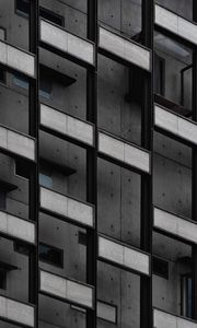 Preview wallpaper facade, building, architecture, gray