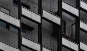 Preview wallpaper facade, building, architecture, gray