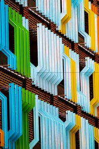 Preview wallpaper facade, building, colorful, architecture