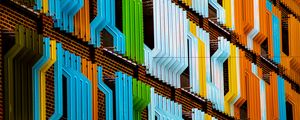 Preview wallpaper facade, building, colorful, architecture