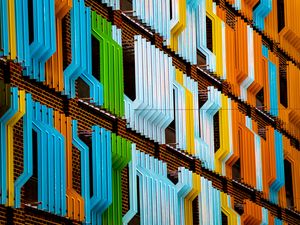 Preview wallpaper facade, building, colorful, architecture