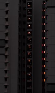 Preview wallpaper facade, building, evening, architecture