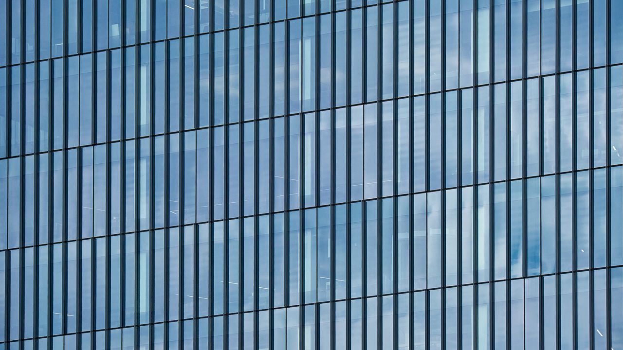 Wallpaper facade, building, glass