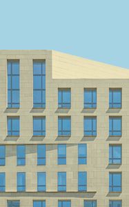 Preview wallpaper facade, building, minimalism, windows