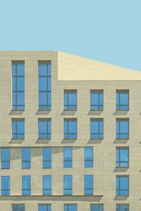 Preview wallpaper facade, building, minimalism, windows