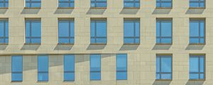 Preview wallpaper facade, building, minimalism, windows