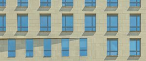Preview wallpaper facade, building, minimalism, windows