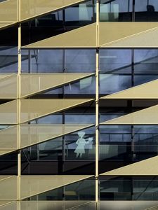 Preview wallpaper facade, building, silhouette, architecture