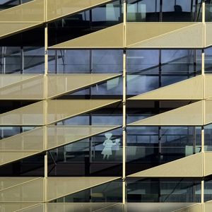 Preview wallpaper facade, building, silhouette, architecture
