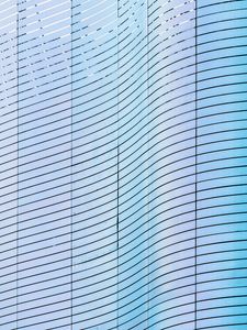 Preview wallpaper facade, building, stripes, minimalism