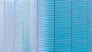 Preview wallpaper facade, building, stripes, minimalism